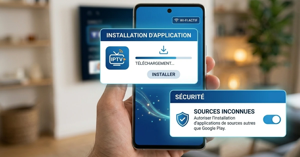 Iron IPTV APK sur Android