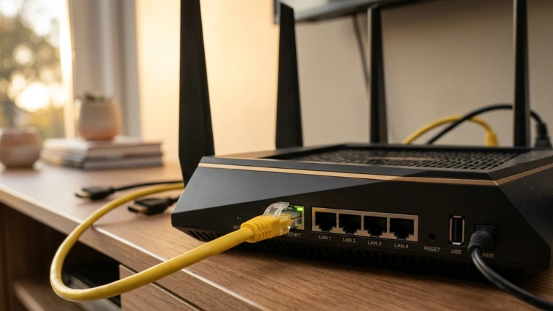 câble ethernet pour iptv sans coupure